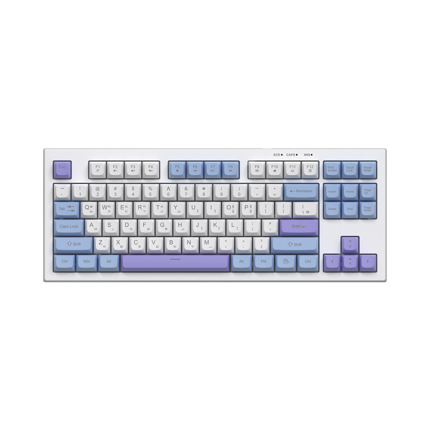 COX CMK87 TKL 3TONE 멤브레인 키보드 White